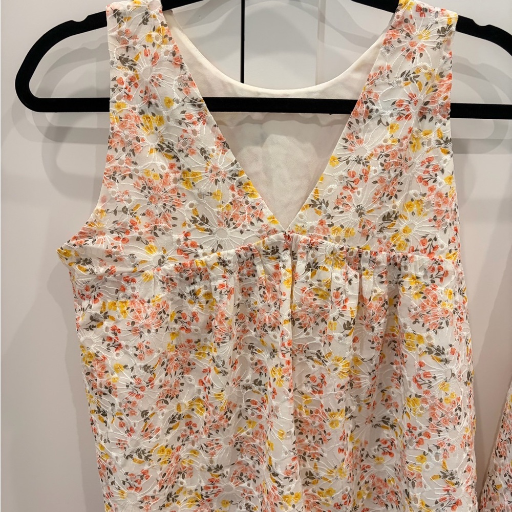 LOFT Floral Cream Skirt Set - Picture 4 of 9